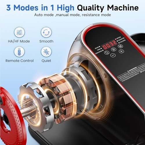 AXV Under Desk Elliptical Exercise Machine,Electric Ellipse Leg Exerciser As Seen On TV,Training Machines While Sitting for Seniors Home,Portable, Quiet, with Remote Control