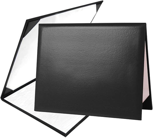 Diploma Cover 8.5” x11” Diploma Holder of Graduation Leatherette Padded Certificate(Tent Style),40-Pack