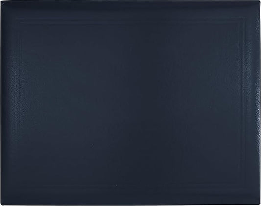 GraduationMall 8.5"x11" Smooth Padded Diploma Cover Certificate Holder Darkblue,2-Packs
