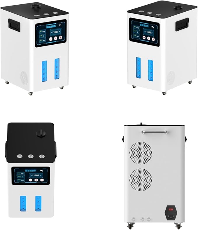 Hydrogen Machine for Inhalation, SPE PEM Technology, 99.99% High Purity Brown Gas Inhaler, HO-Separated, Hydrogen Water Generator White 3000ml/min