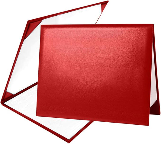 Diploma Cover 8.5” x11” Diploma Holder of Graduation Leatherette Padded Certificate(Tent Style),20-Pack