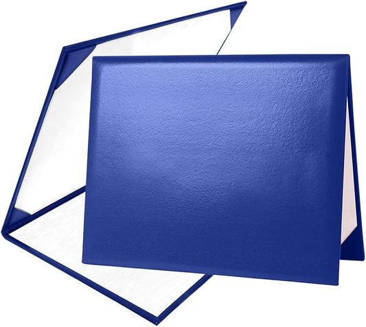 Diploma Cover 8.5” x11” Diploma Holder of Graduation Leatherette Padded Certificate(Tent Style),5-Pack