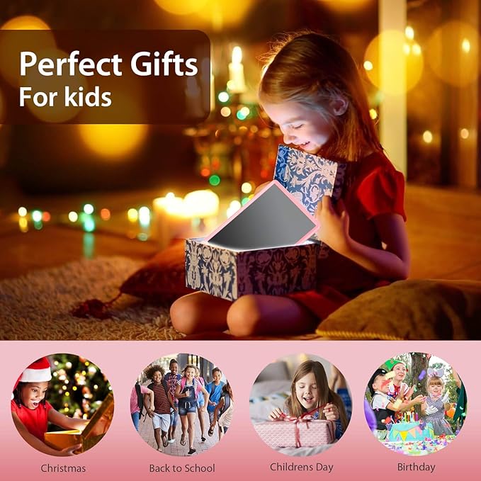 LCD Writing Tablet for Kids, 10 Inch Colorful Electronic Doodle Board, Educational Learning Kids Drawing Tablet Toys, Christmas Birthday Gift for 3 4 5 6 7 8 9 Year Old Girls Boy