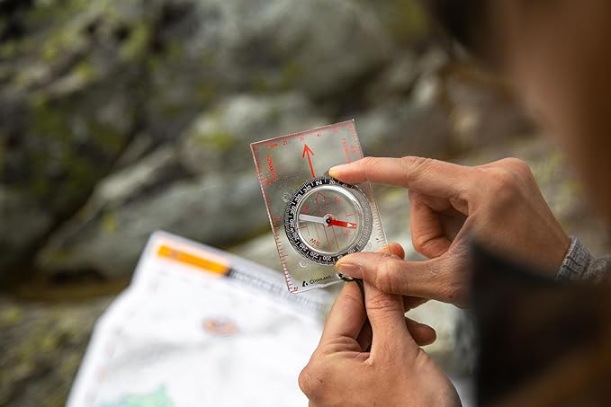 Coghlan’s Outdoor Compasses – Lightweight, Durable Navigation Tools for Hiking, Camping, Orienteering & Survival with Map, Wrist, Lensatic, LED, and Carabiner Options