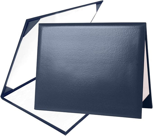 Diploma Cover 8.5” x11” Diploma Holder of Graduation Leatherette Padded Certificate(Tent Style),20-Pack