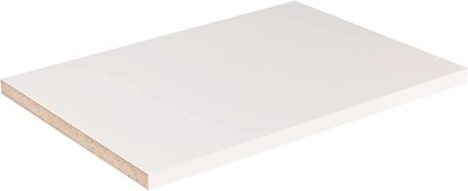 B&B HARDWARE Cabinet Shelves - Melamine 1/2'' Thick - Custom Organize Space with Stylish Cabinet Melamine Shelves - Perfect Solution for Home & Office - Cut to Size (12" Depth x 39 Inches Length)
