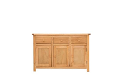 Solid Wood Long Sideboard Measuring 47" x 16" x 32" - MS405 (Natural/Waxed)