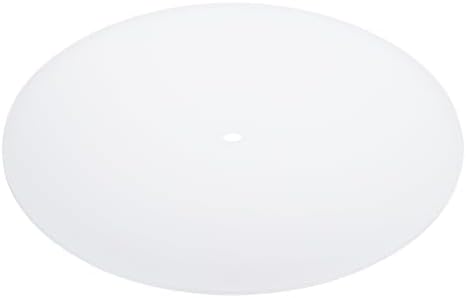 PATIKIL Lampshade Diffuser, 16.5" Diameter with 3/8" Center Hole Round Diffuser for Drum Lampshades Pendants Light Fits 17-19" Openings, Frosted White