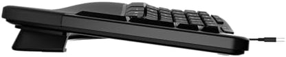 Incase Wired Ergonomic Keyboard – Designed by Microsoft – Refined Ergonomic Design, Built-in Shortcuts Keys, Layered Palm Rest for Wrist Support, Integrated Number Pad – French Canadian Layout