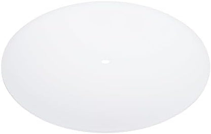 PATIKIL Lampshade Diffuser, 11.5" Diameter with 3/8" Center Hole Round Diffuser for Drum Lampshades Pendants Light Fits 12-14" Openings, Frosted White