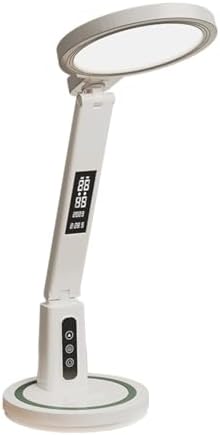 Multifunctional LED Eye Protection Desk lamp | No Flicker, Anti-Blue Light, 5-Speed dimming and Color Adjustment, USB Charging and Portable (Clock Charging)