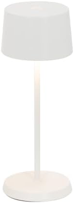 Zafferano, Olivia Pro Micro, Rechargeable Cordless Table Lamp, White