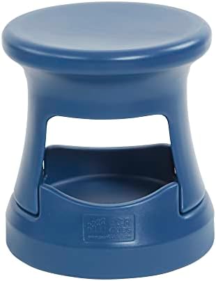 ECR4Kids Storage Wobble Stool, 15in Seat Height, Active Seating, Navy