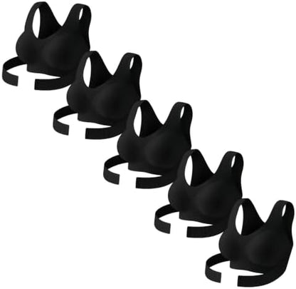 Posture Corrector Bras Women Front Closure Cross Back Wireless Posture Bra