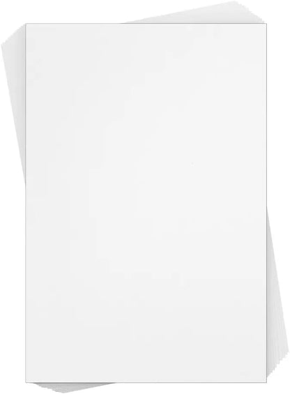 Reskid 100 Pack of Thick Heavyweight Index Cards on 80lb Card Stock - Perfect for Note-Taking, Studying, and Organization - Ideal for Classrooms, Office, and Home Use (5x7, 100, Count), White