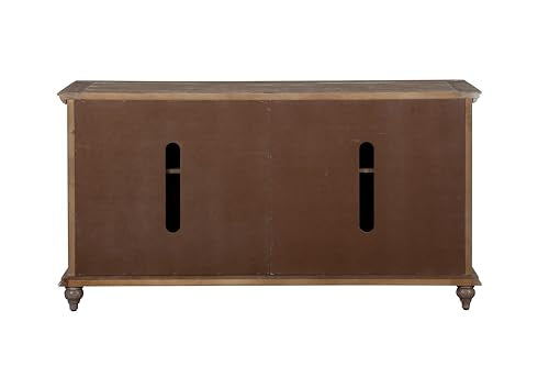 Martin Svensson Home Garden District 65" Solid Wood TV Stand, Driftwood