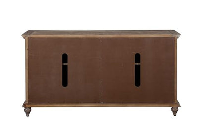 Martin Svensson Home Garden District 65" Solid Wood TV Stand, Driftwood