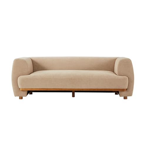 79" Nomad Velvet Sofa Mid Century Modern Sofa Couch for Living Room