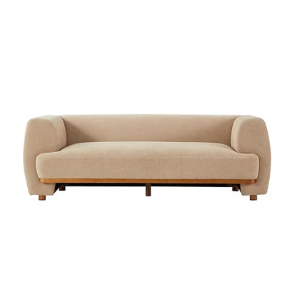 79" Nomad Velvet Sofa Mid Century Modern Sofa Couch for Living Room