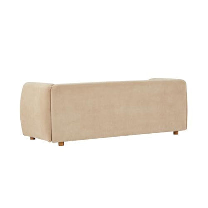 79" Nomad Velvet Sofa Mid Century Modern Sofa Couch for Living Room