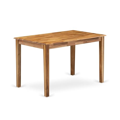 YAT-ANA-T Yarmouth Rectangle Kitchen Dining Table, 30x48 Inch, Natural