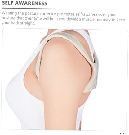 FOMIYES Adjustable Invisible Posture Corrector Back Brace for Adults