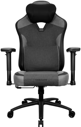 ThunderX3 EAZE Fabric Gaming Chair, Memory Foam, Loft Dark Grey