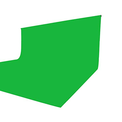 ISSUNTEX 5X7 ft Background Muslin Backdrop, Photo Studio, Collapsible High Density Screen for Video Photography and Television-Green - color: Green, size: 5X7 ft