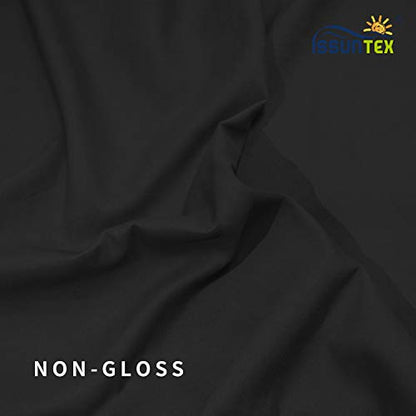 ISSUNTEX 10X12 ft Background Muslin Backdrop, Photo Studio, Collapsible High Density Screen for Video Photography and Television-Black - color: Black, size: 10X12 ft