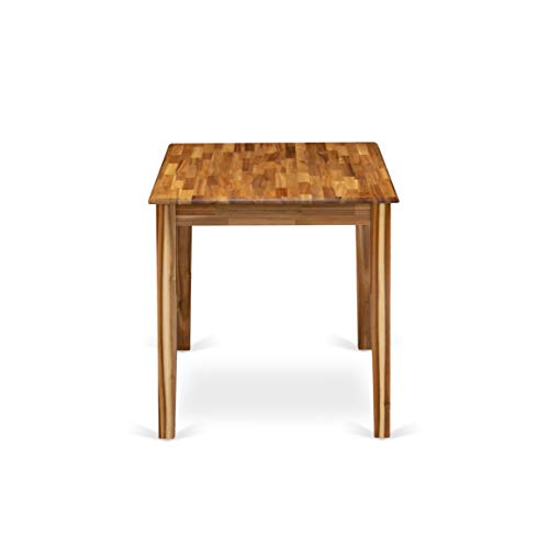 YAT-ANA-T Yarmouth Rectangle Kitchen Dining Table, 30x48 Inch, Natural
