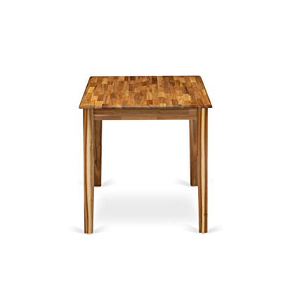 YAT-ANA-T Yarmouth Rectangle Kitchen Dining Table, 30x48 Inch, Natural