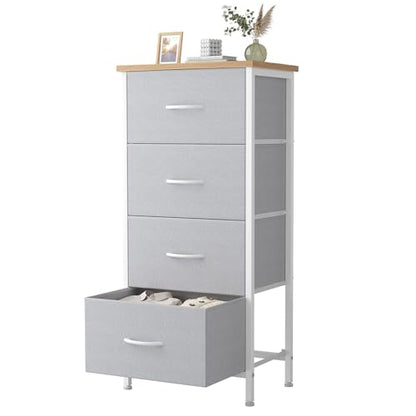 4 Storage Drawer Dresser, Storage Cabinet, Clothes Organizer