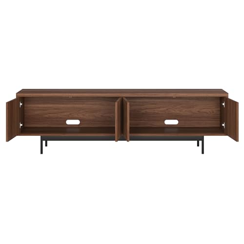 Henn&Hart 70" TV Stand for TVs up to 75", Medium Walnut