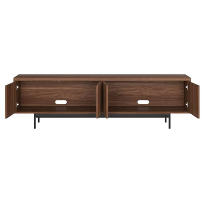Henn&Hart 70" TV Stand for TVs up to 75", Medium Walnut