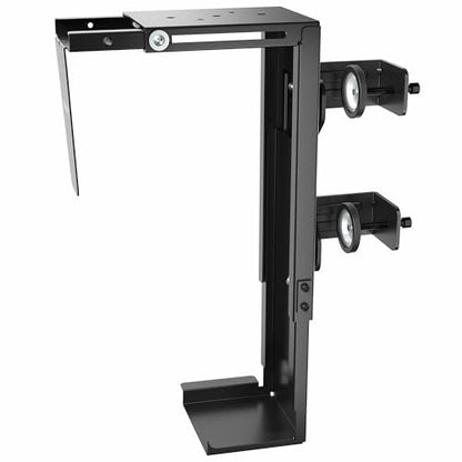 Black Clamp-on Desk Leg PC Mount, MOUNT-PC01C