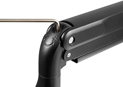 Monoprice Heavy-Duty Single-Monitor Full-Motion Adjustable Gas-Spring Desk Mount for 32-49in Screen Computer Monitor Stand - Workstream Collection