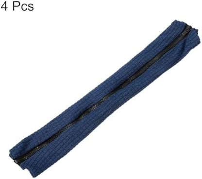 uxcell 4pcs Office Chair Arm Covers, Office Chair Armrest Covers Stretchable Computer Chair Arm Covers Protectors for Office Gaming Chair, Navy Blue