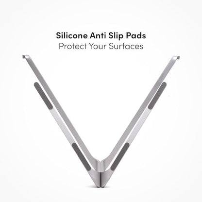 xympo Aluminum Laptop Stand for Desk, fits 13" - 16" Laptops