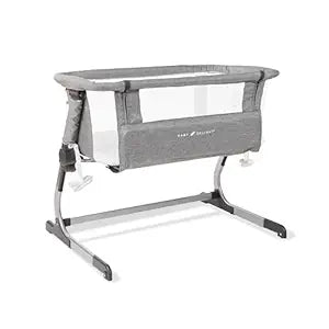 Beside Me Dreamer Bassinet | Bedside Sleeper | 7-Position Height Adjustment | Charcoal Tweed