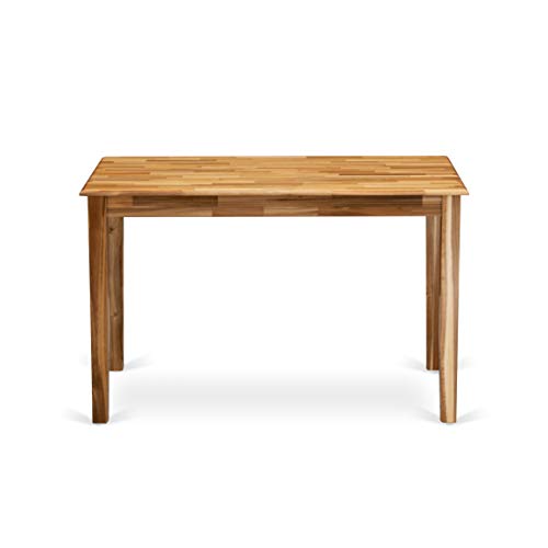 YAT-ANA-T Yarmouth Rectangle Kitchen Dining Table, 30x48 Inch, Natural