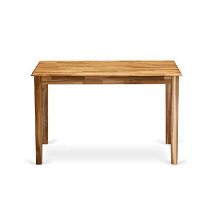 YAT-ANA-T Yarmouth Rectangle Kitchen Dining Table, 30x48 Inch, Natural