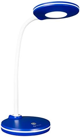 OttLite Study LED Desk Lamp, Blue and White