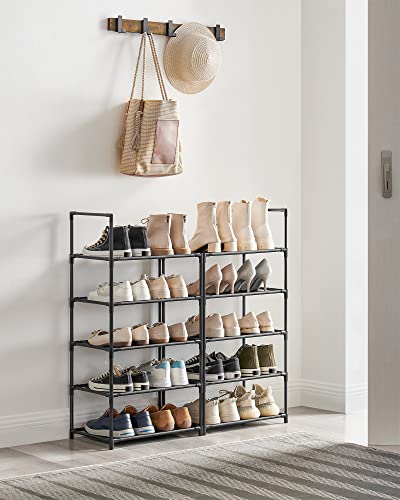 Shoe Rack, 10-Tier Shoe Shelf, Shoe Storage Organizer