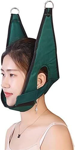 Cervical Neck Traction Device Over Door, Adjustable Portable Neck Stretcher for Home Use, Cervical Traction Kit for Muscle Relaxation & Tension Release