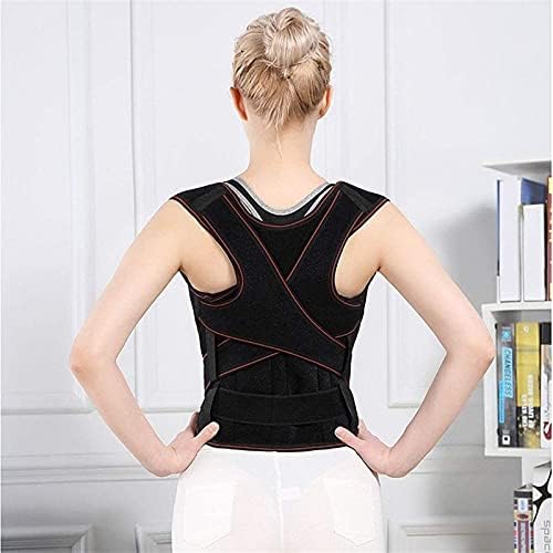 Full Back Posture Corrector for Men & Women, Adjustable Shoulder Lumbar Support Belt Thoracic Kyphosis and Hunchback (Size : Medium)
