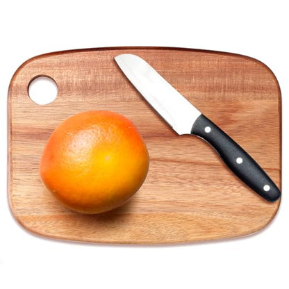 Small Acacia Wood Cutting Boards for Kitchen with Hanging