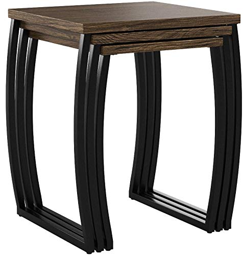Nesting Tables, Vintage Side End Tables Living Room, Coffee Snack Table Set of 3