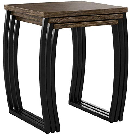 Nesting Tables, Vintage Side End Tables Living Room, Coffee Snack Table Set of 3