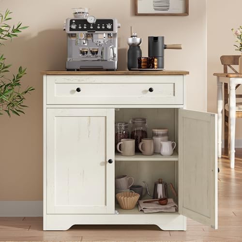 Buffet Cabinet, Sideboard, 2 Doors, 28.4 x 15.8 x 31.5 Inches