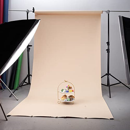 Seamless Photography Photo Backdrop Background Paper 53 inches Wide x 16.5 feet Long (Flame) - color: Flame, size: 53"x16'